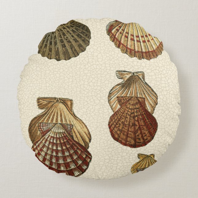 Cojín Redondo Bombas de antigüedades atascadas (Anverso)