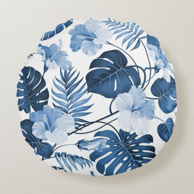 Cojín Redondo Bonito decorativa llamativa (Anverso)