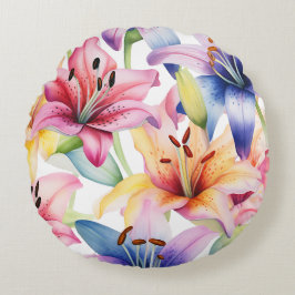 Cojín Redondo Bonito decorativa llamativa