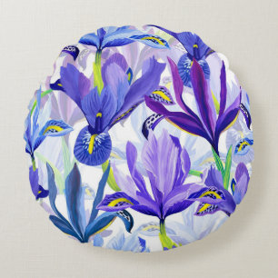 Cojín Redondo Bonito floral decorativo llamativo
