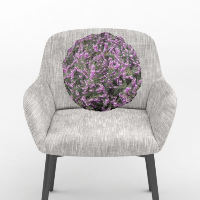 Cojín Redondo Bonito Morple Heather Floral (In Situ Chair)
