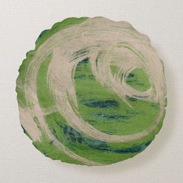 Cojín Redondo Borde del agua (Anverso)