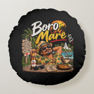 Cojín Redondo Boro Mare – ¡Goa sigue siendo genial!
