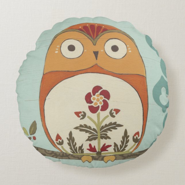 Cojín Redondo Bosque II banal (Anverso)