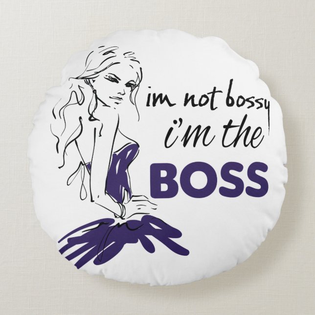 Cojín Redondo Bossy (Anverso)