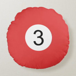 Cojín Redondo Boule de Billard #3