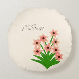 Cojín Redondo Bouquet de flores
