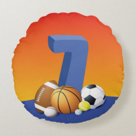 Cojín Redondo Boy 7.º Balls Deportiva