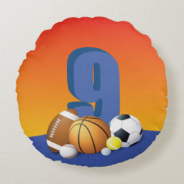 Cojín Redondo Boy 9.º Balls Deportiva