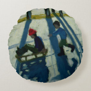 Cojín Redondo Boys Sledging Allestree Park Derby
