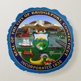 Cojín Redondo Bridgeport, CT Seal