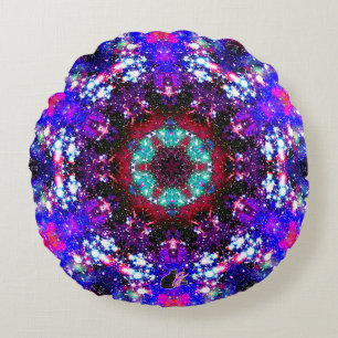 Cojín Redondo Brilliance Stellar Kaleid Round Pillow
