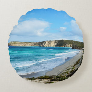 Cojín Redondo Brisas oceánicas frescas,