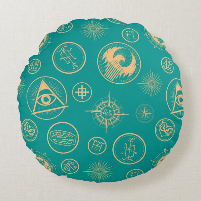 COJÍN REDONDO BROMAS FANTÁSTICAS Y DÓNDE ENCONTRARLAS™ (Anverso)