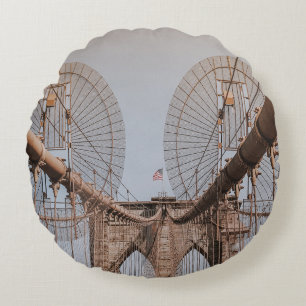 COJÍN REDONDO BROOKLYN BRIDGE NUEVA YORK