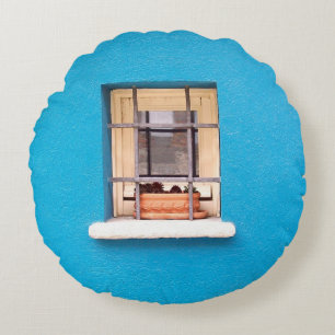 COJÍN REDONDO BROWN CLAY POT ON WINDOWS