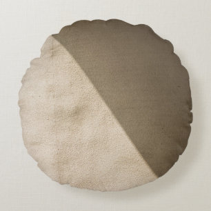 Cojín Redondo Brown concrete wall