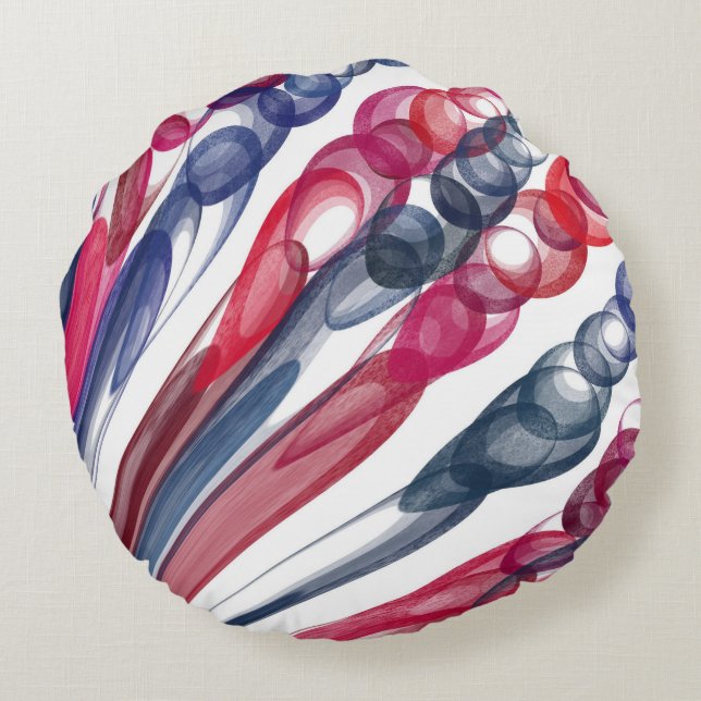 Cojín Redondo Bubble Fun / Original / (Reverso)