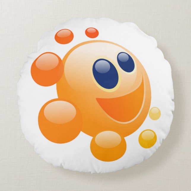 COJÍN REDONDO BUBBLY SUN (Anverso)