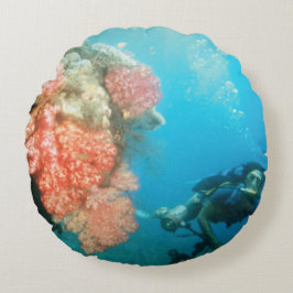 Cojín Redondo Buceo personalizado