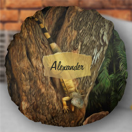 Cojín Redondo Bucerias Iguana 1069