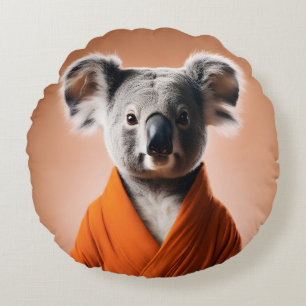 Cojín Redondo Budista Koala