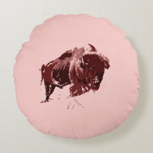 Cojín Redondo Búfalo - Bison