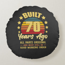 Cojín Redondo Built 70 Years Ago All Parts Original 70th Birthda