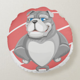 Cojín Redondo Bulldog
