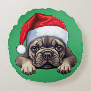 Cojín Redondo Bulldog francés