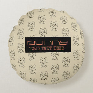 COJÍN REDONDO BUNNY PATTERN