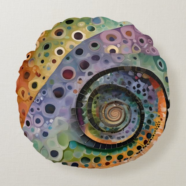 Cojín Redondo buntes Kissen (Anverso)