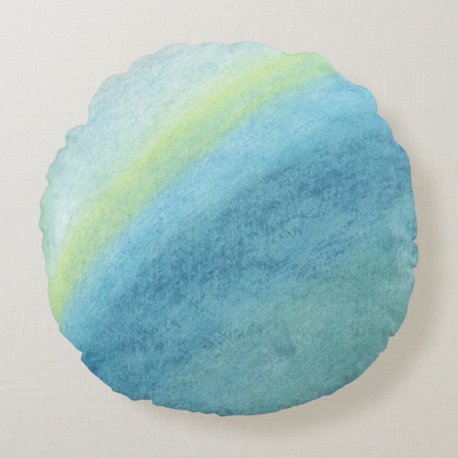 Cojín Redondo Burbuja de nubes (Anverso)