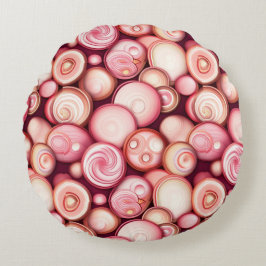 Cojín Redondo Burbujas de Chicle