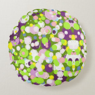 Cojín Redondo Burbujas de colores