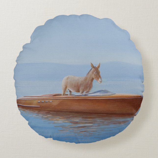 Cojín Redondo Burro en un Riva 2010 (Anverso)