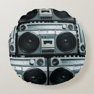 Cojín Redondo Buzón de radio vintage
