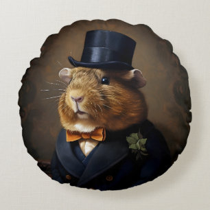 Cojín Redondo Caballero del Cerdo Edwardian Guinea