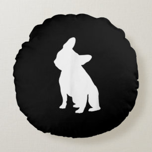 Cojín Redondo Cabeza Tilt Apparel Frenchie Head Bulldog Lover Gi