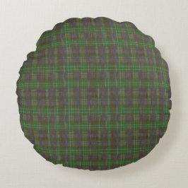 Cojín Redondo Cabin Forest Green Tartan