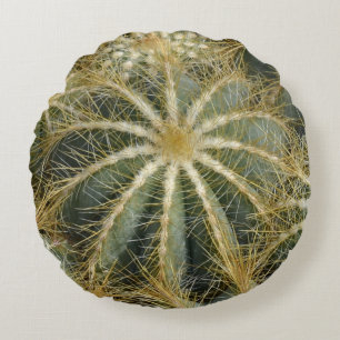 Cojín Redondo Cactus Verde Natural Espinoso