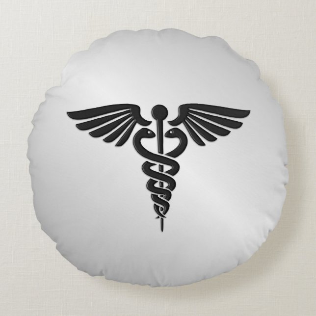 Cojín Redondo Caduceus de Silver Medical (Anverso)