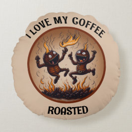 Cojín Redondo Café tostado