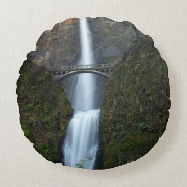 Cojín Redondo Caídas de Multnomah (Anverso)