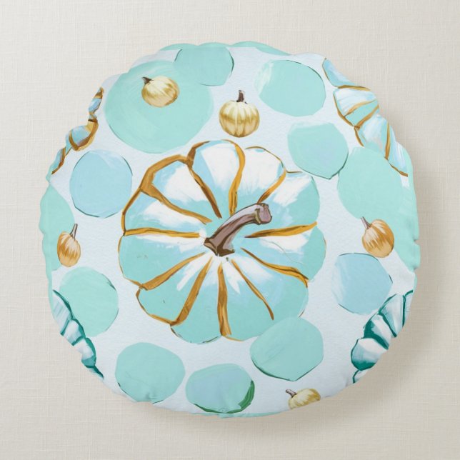 Cojín Redondo Calabaza (Anverso)