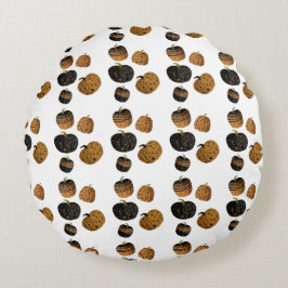 Cojín Redondo Calabaza de Halloween