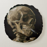 Calavera con arte Vicente van Gogh