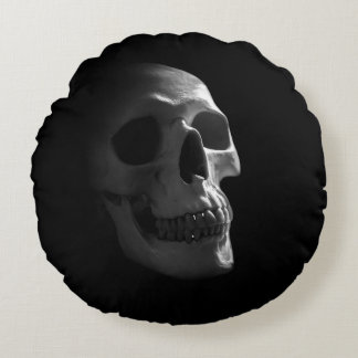 Cojín Redondo Calavera Gótica Horror Goth Muerte