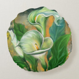 Cojín Redondo Calla Lily Round Pillow
