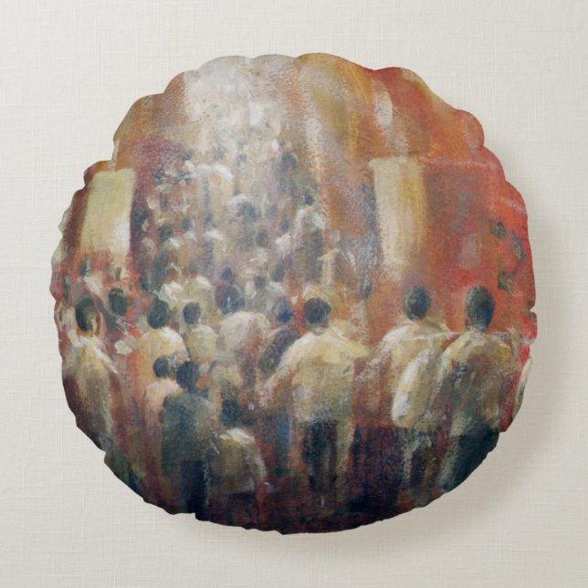 Cojín Redondo Calle china 1992 (Anverso)